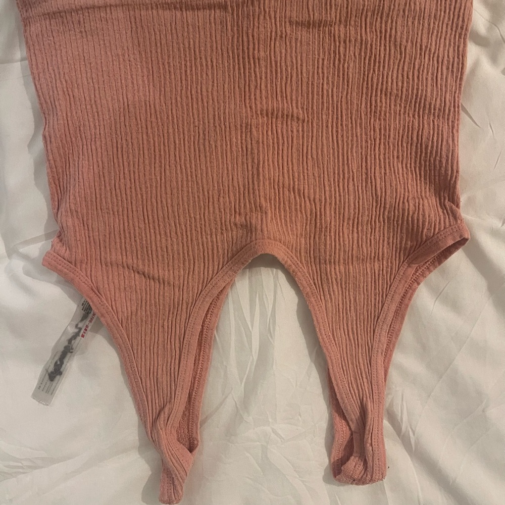 Ribbed Pink Tank Top